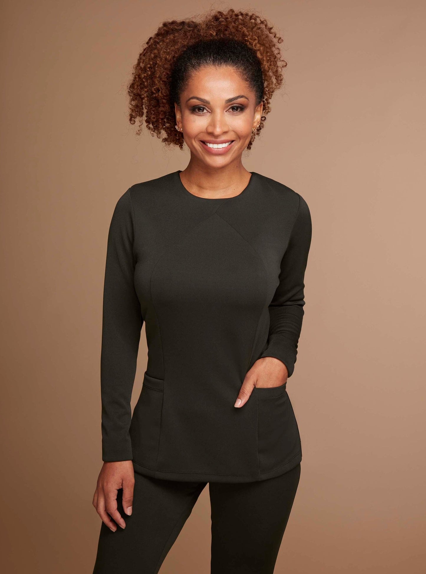 Blusa Minerva manga longa  Top