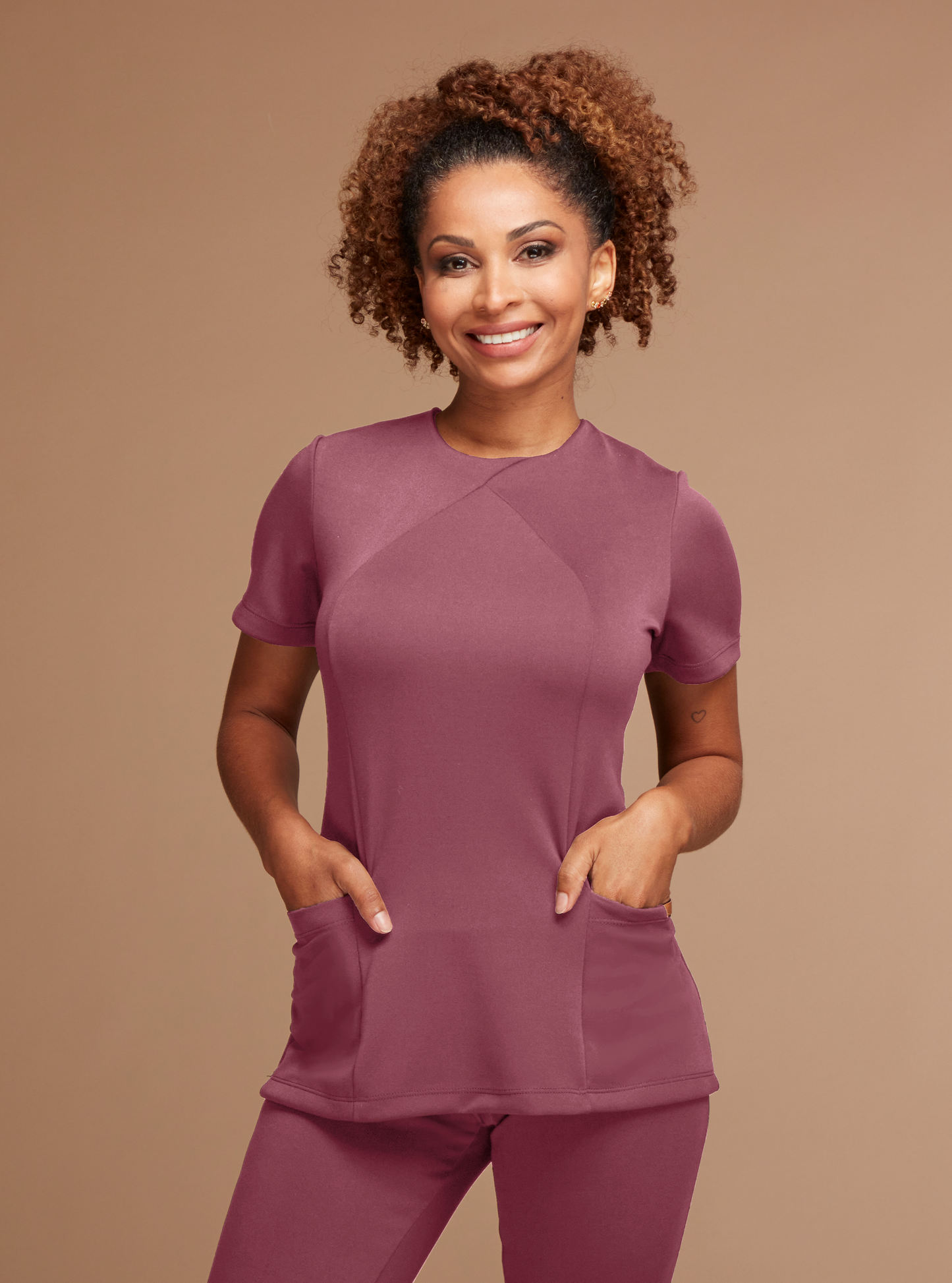 Blusa Minerva manga curta  Trend