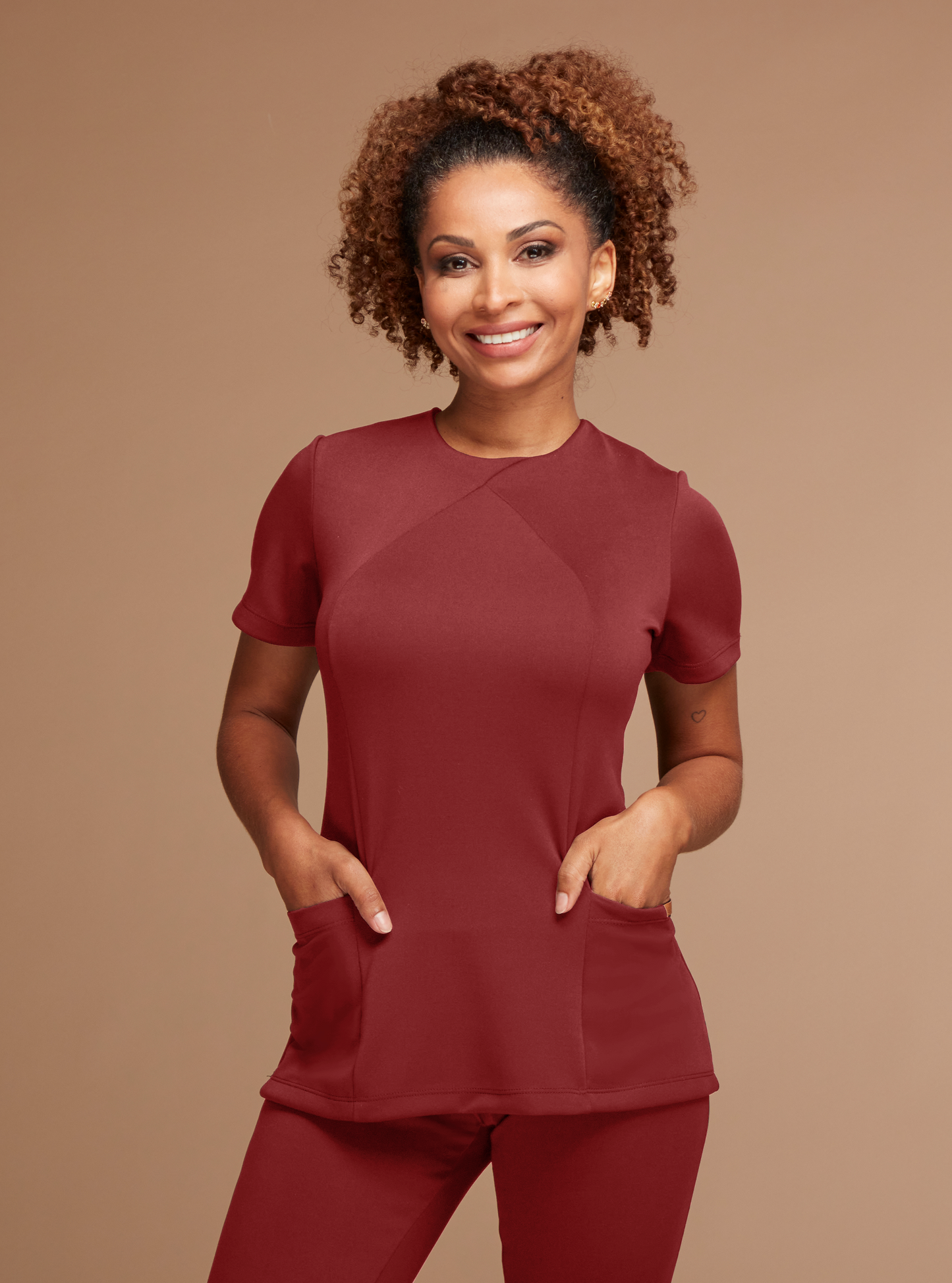 Blusa Minerva manga curta  Trend
