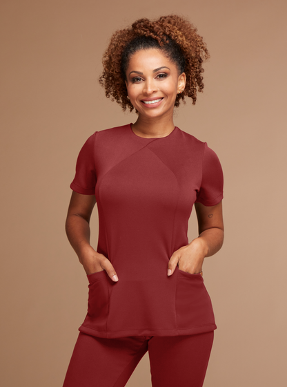 Blusa Minerva manga curta  Trend