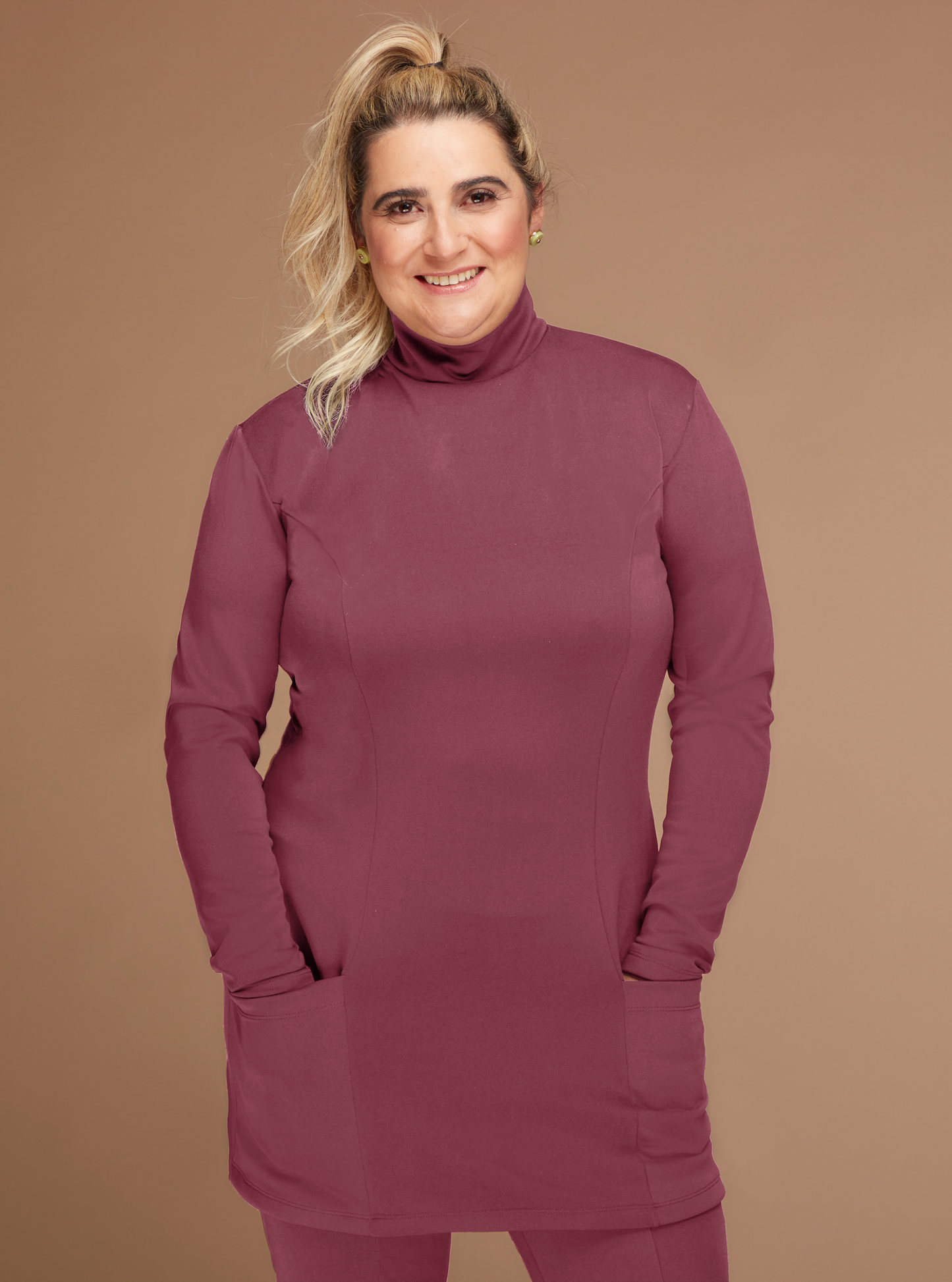 Veste gola alta, manga longa Venus Trend