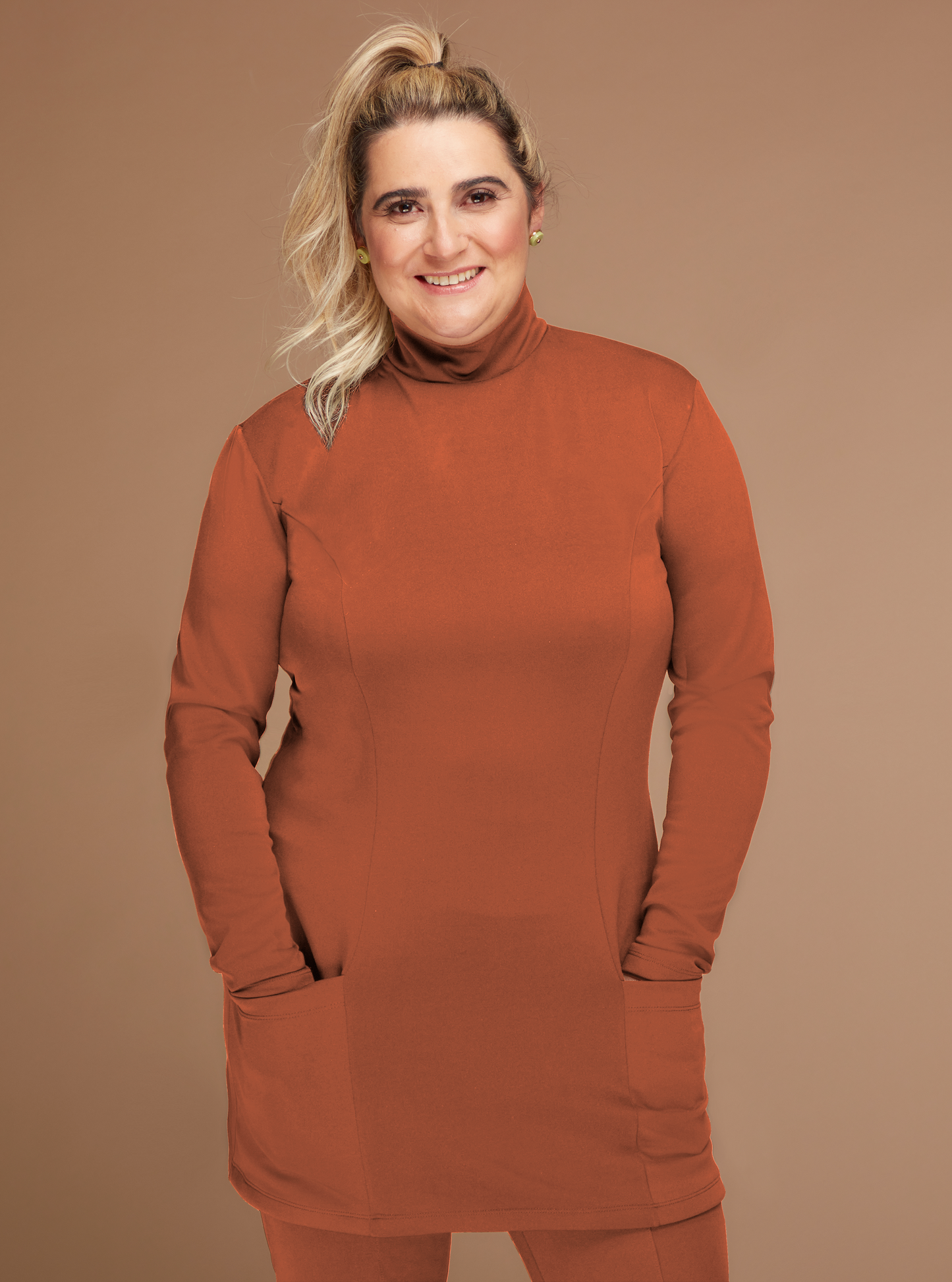 Veste gola alta, manga longa Venus Trend