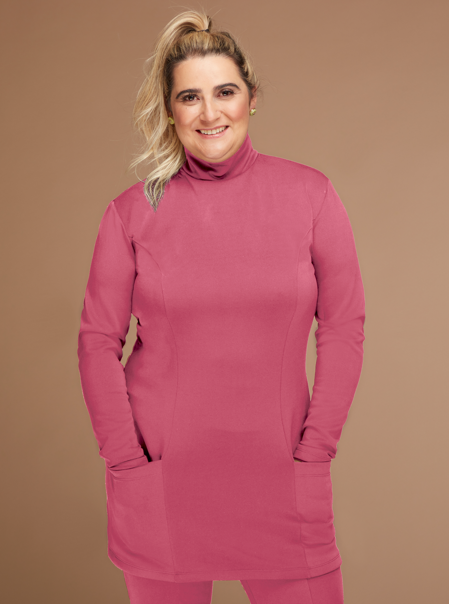 Veste gola alta, manga longa Venus Trend